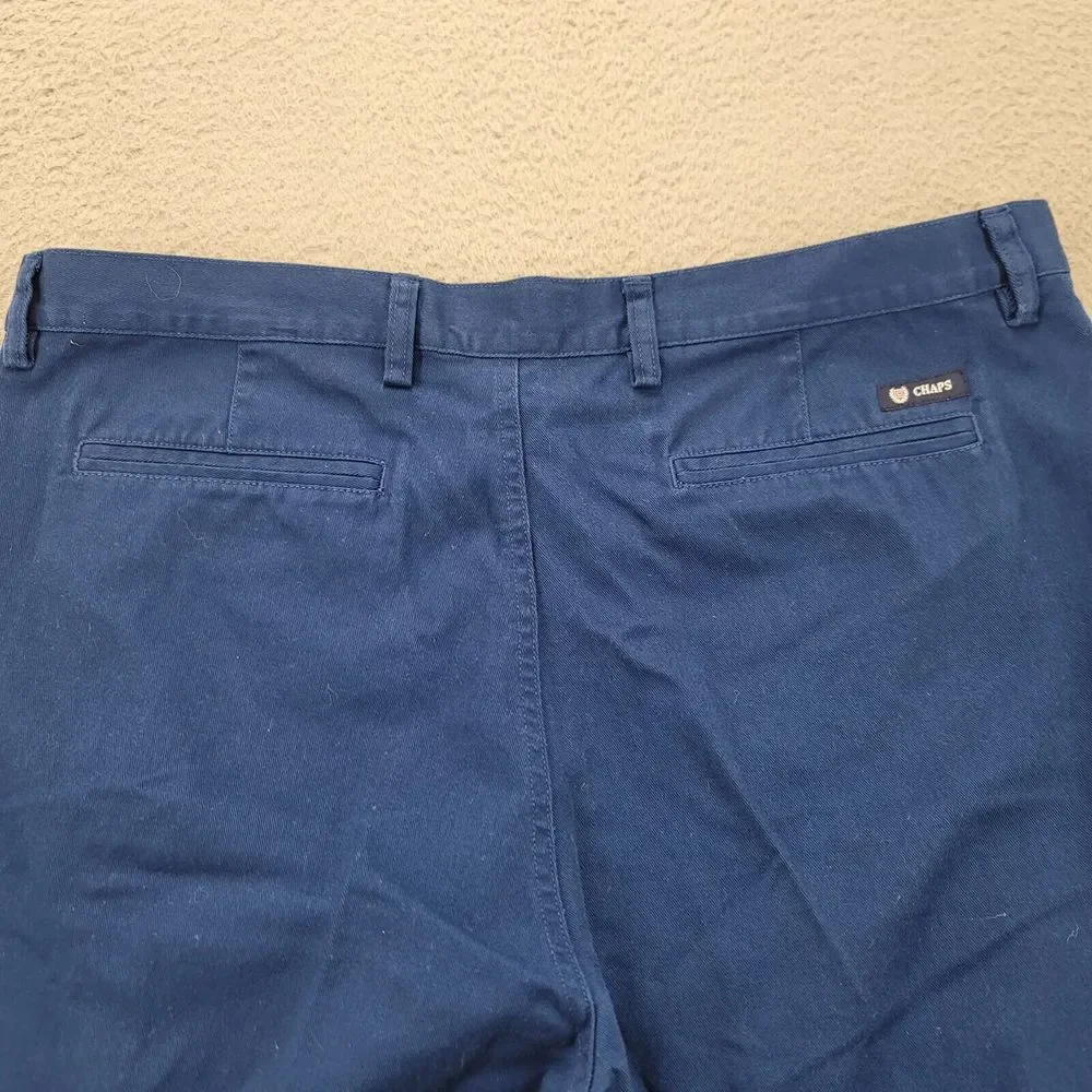 Chaps Shorts Mens 38 Blue‎ Cargo Chino 10